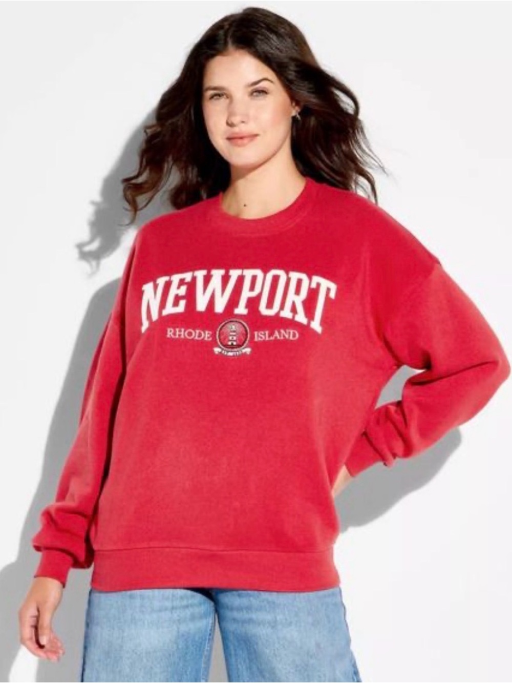 Special Thanks Women's Newport Graphic
Pullover Sweatshirt
Cherry Red
Large NWT